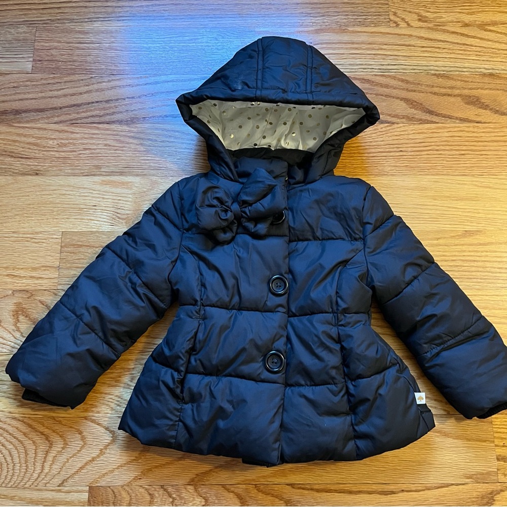 Kate Spade New York black puffer jacket size 24 months